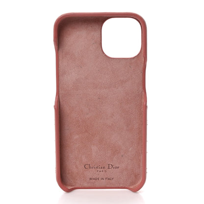 Christian Dior Lambskin Cannage Lady Dior iPhone 13 Pro Case Pink 3 of 5