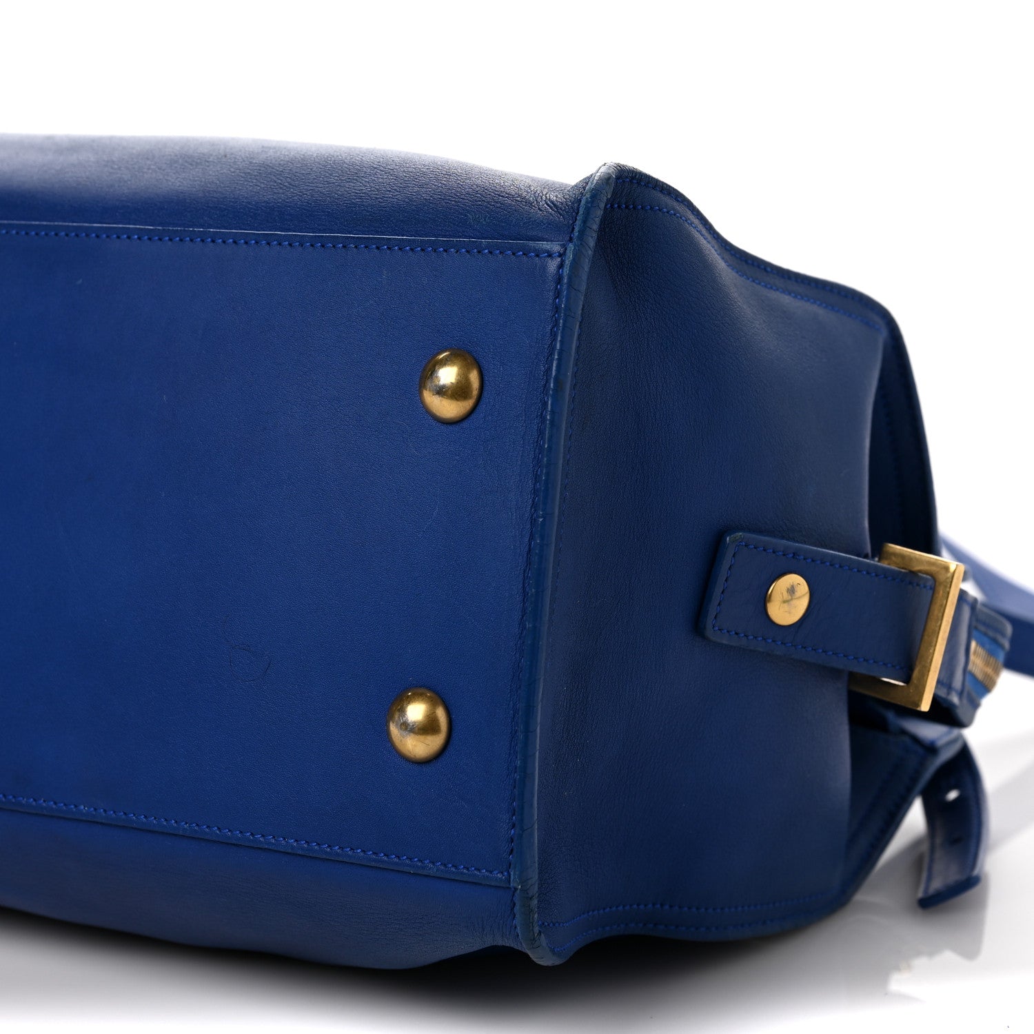 Saint Laurent Sheepskin Small Cabas ChYc Royal Blue 8 of 12