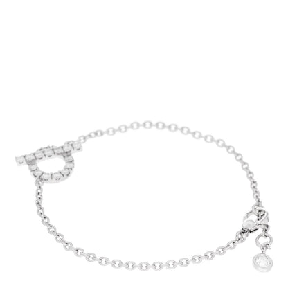 Hermes 18K White Gold Diamond Finesse Bracelet XS 2 of 4