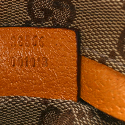 Gucci GG Monogram Web Double Pocket Belt Bag Yellow 7 of 9