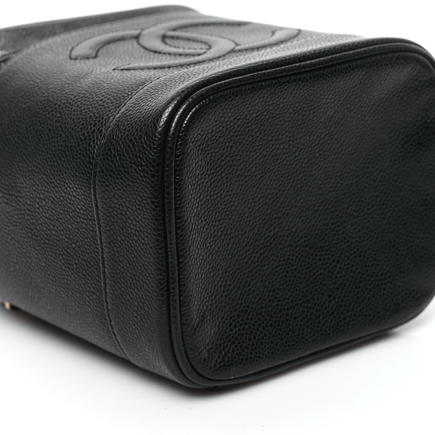 Chanel Caviar Vanity Cosmetic Case Black 10 of 12