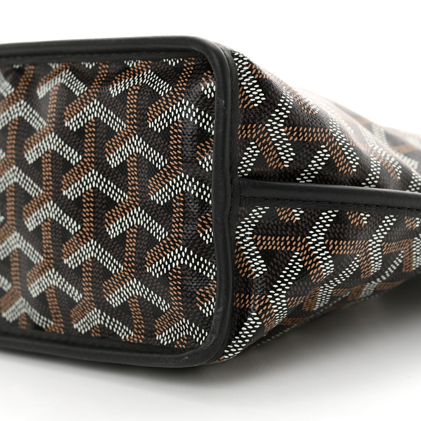 Goyardine Reversible Mini Anjou Black