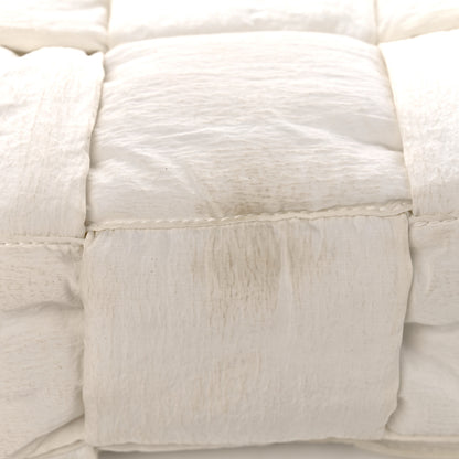 Bottega Veneta Nylon Intrecciato Padded Tech Maxi Cassette Bag White 14 of 15