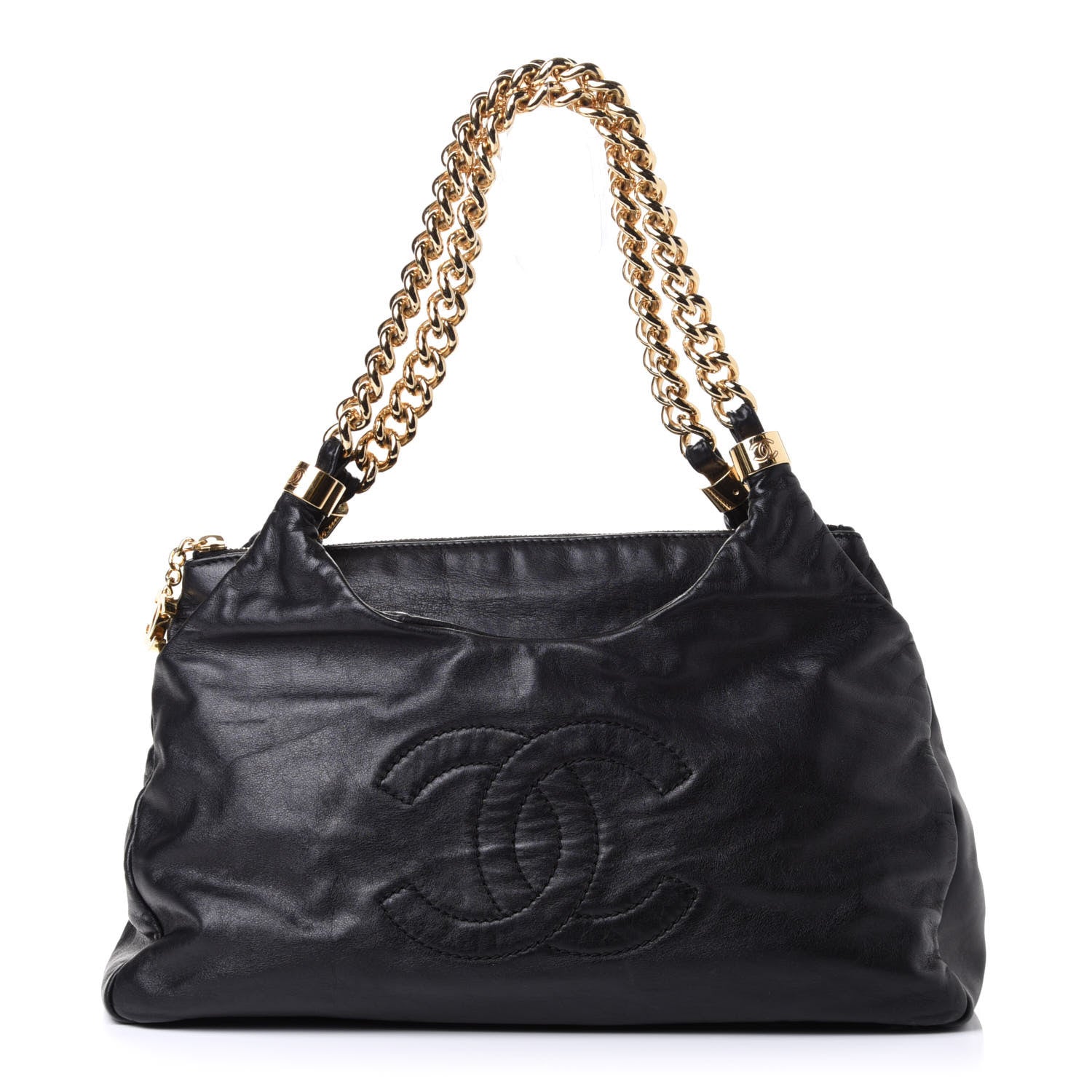 Chanel Calfskin Rodeo Drive Hobo Black 1 of 5