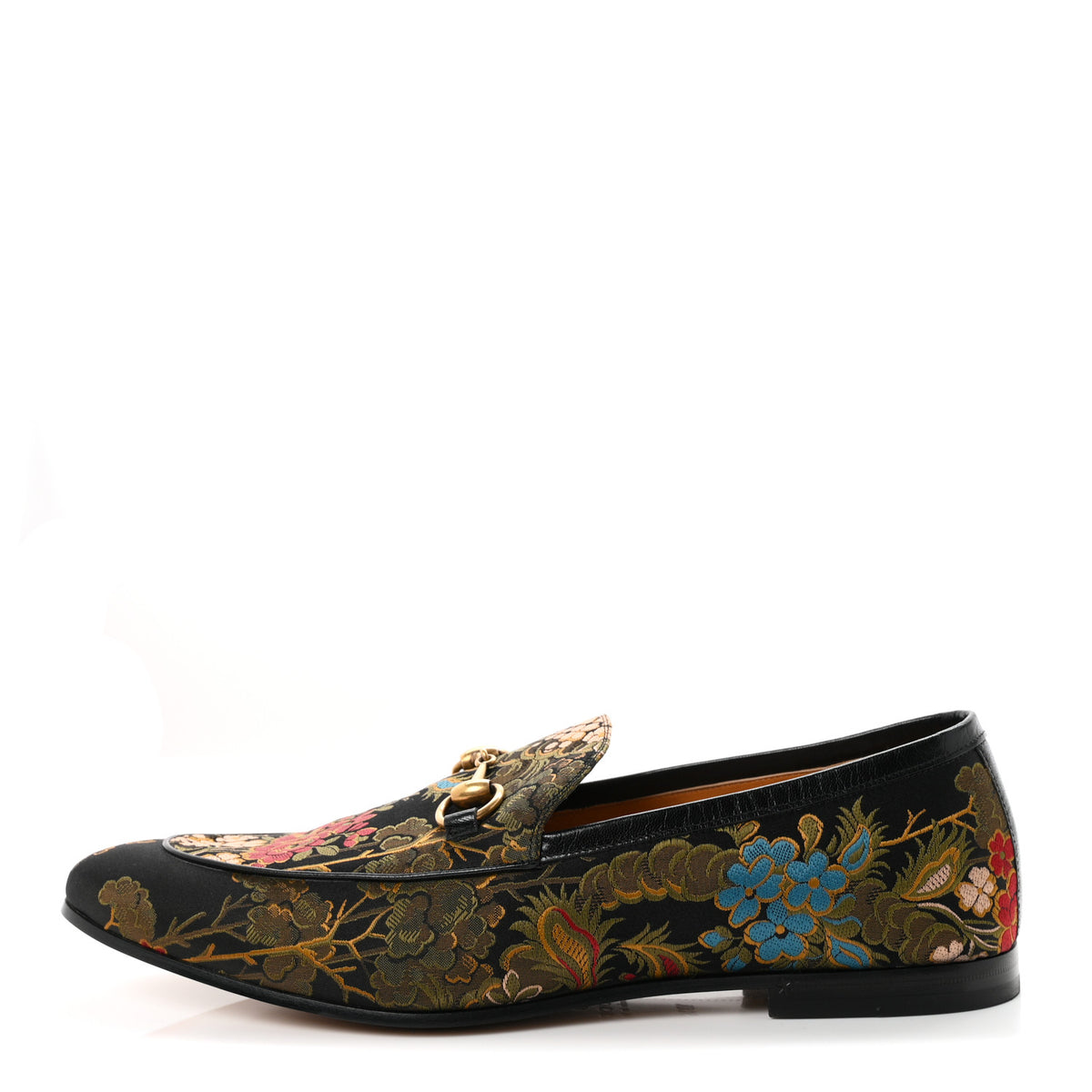Jacquard Horsebit Artichoke Flower Mens Jordaan Loafers 10.5 Black Multicolor