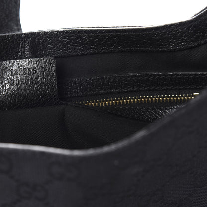 Gucci Monogram Small Jackie O Hobo Black 9 of 10