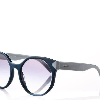 Prada Round Sunglasses SPR 11T Blue 6 of 7