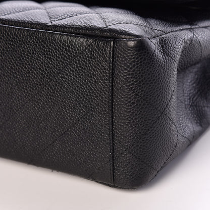 Chanel Caviar Quilted Maxi Double Flap Black 5 of 13