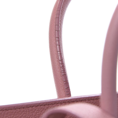 Saint Laurent Grained Calfskin Baby Sac De Jour Dark Rose 18 of 20