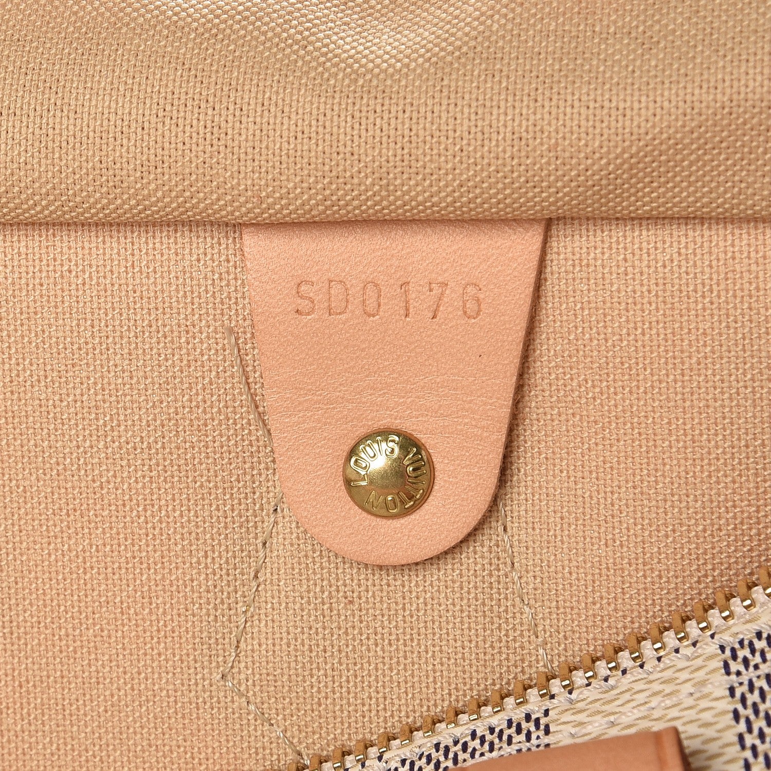 Louis Vuitton Damier Azur Speedy 30 6 of 10
