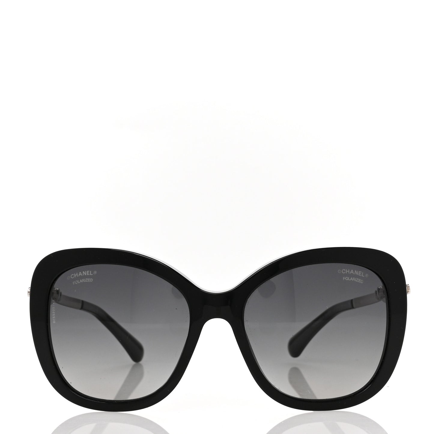 Acetate Butterfly Winter Pearl Sunglasses 5339-H Black