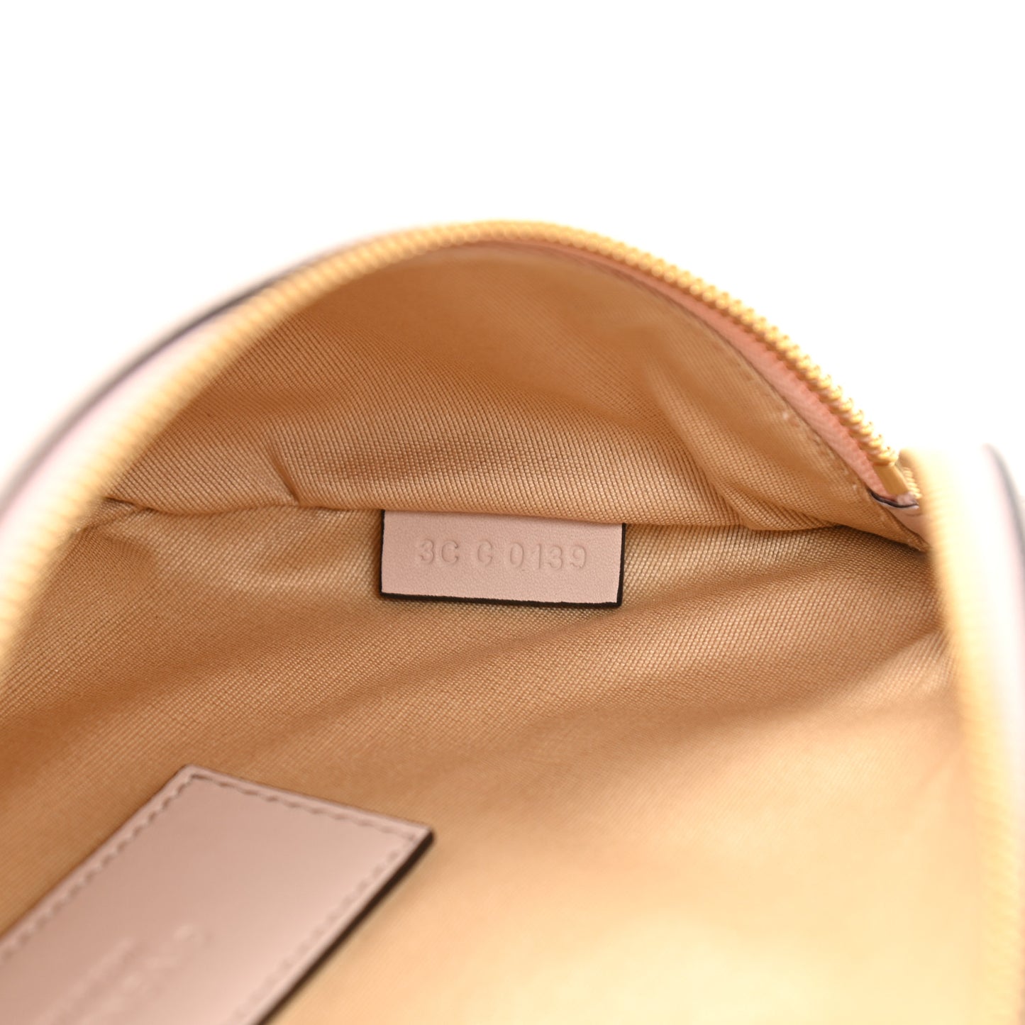 Calfskin Whip Belt Bag Pale Pink