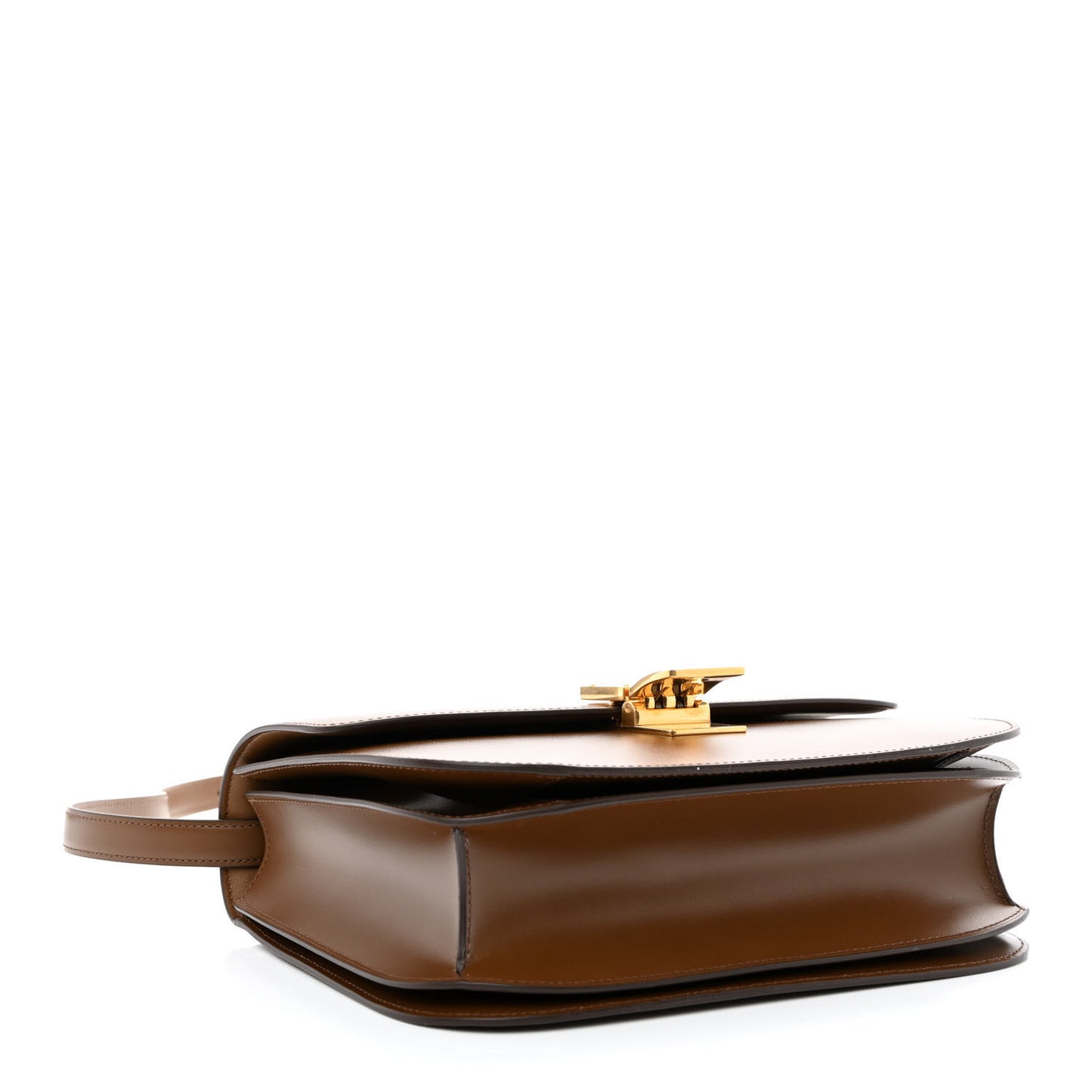 Box Calfskin Medium Classic Box Flap Bag Camel