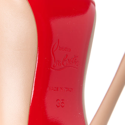 Christian Louboutin Nappa Kate 100 Pumps 35 Nude 6 of 9