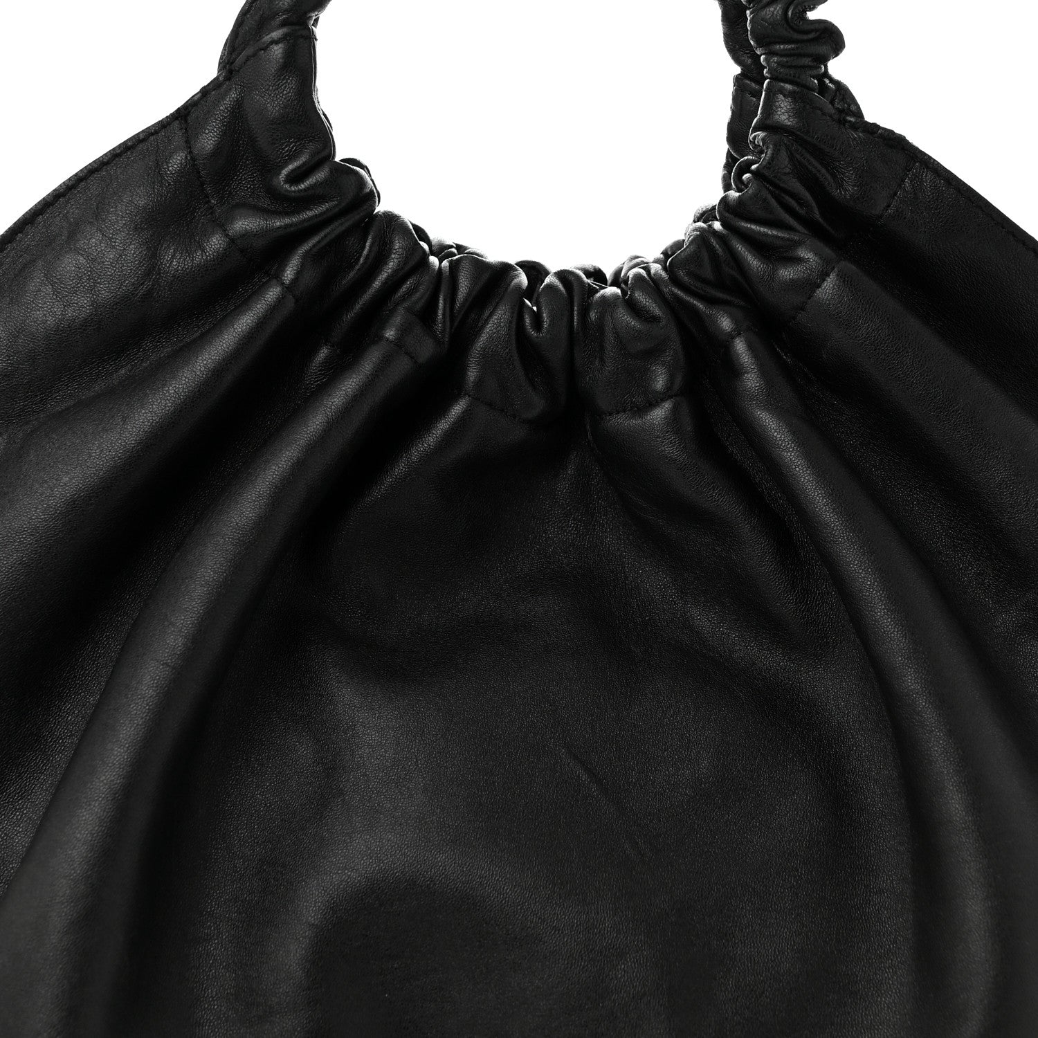 The Row Calfskin Double Circle Bag Black 7 of 11
