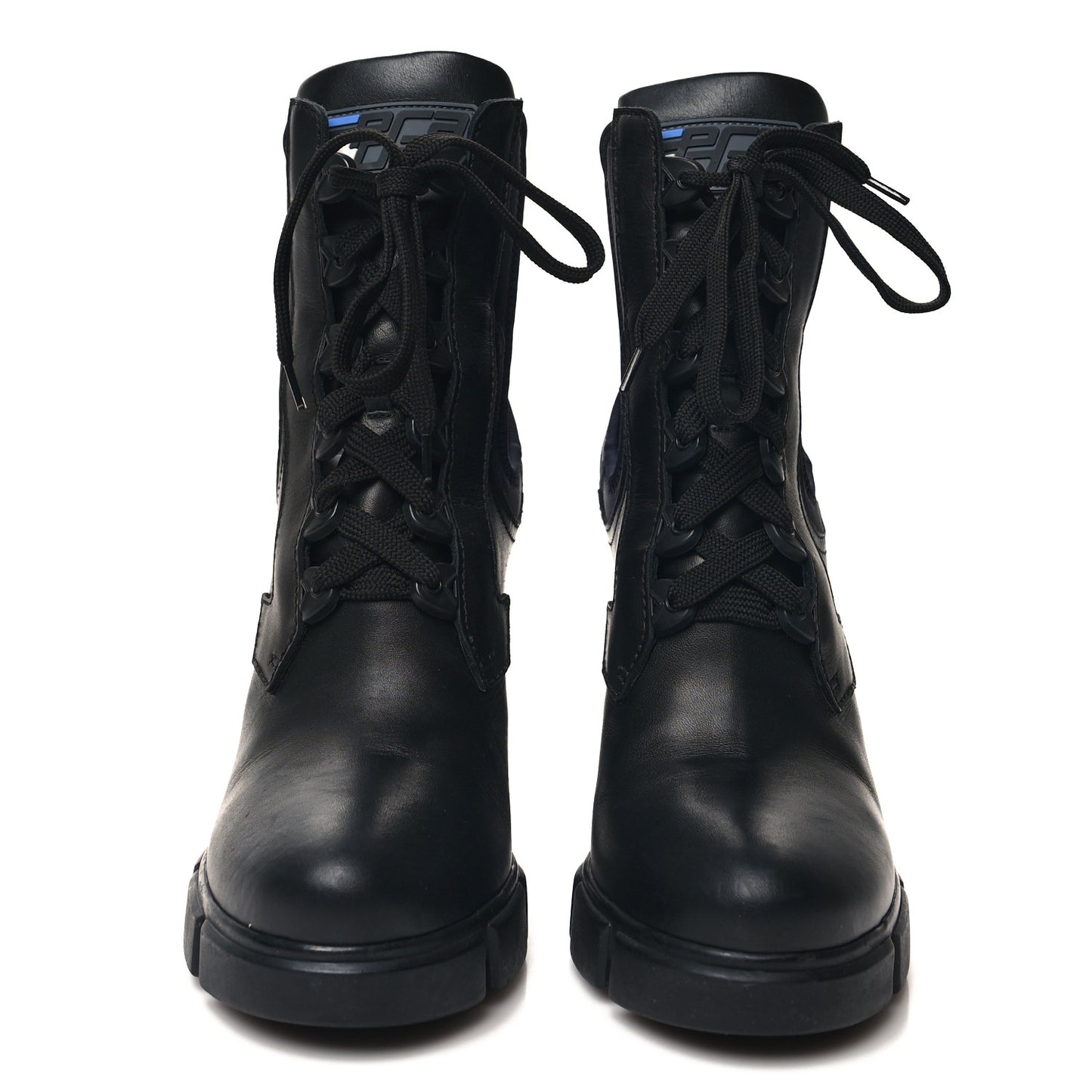 Vitello Montana Neoprene Lace Up Chelsea 110mm Ankle Boots 40 Black