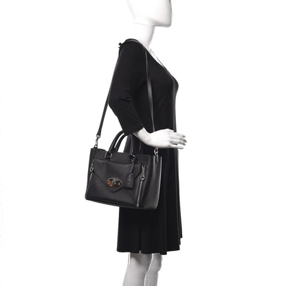 Mulberry Silky Calf Small Willow Tote Black 2 of 14