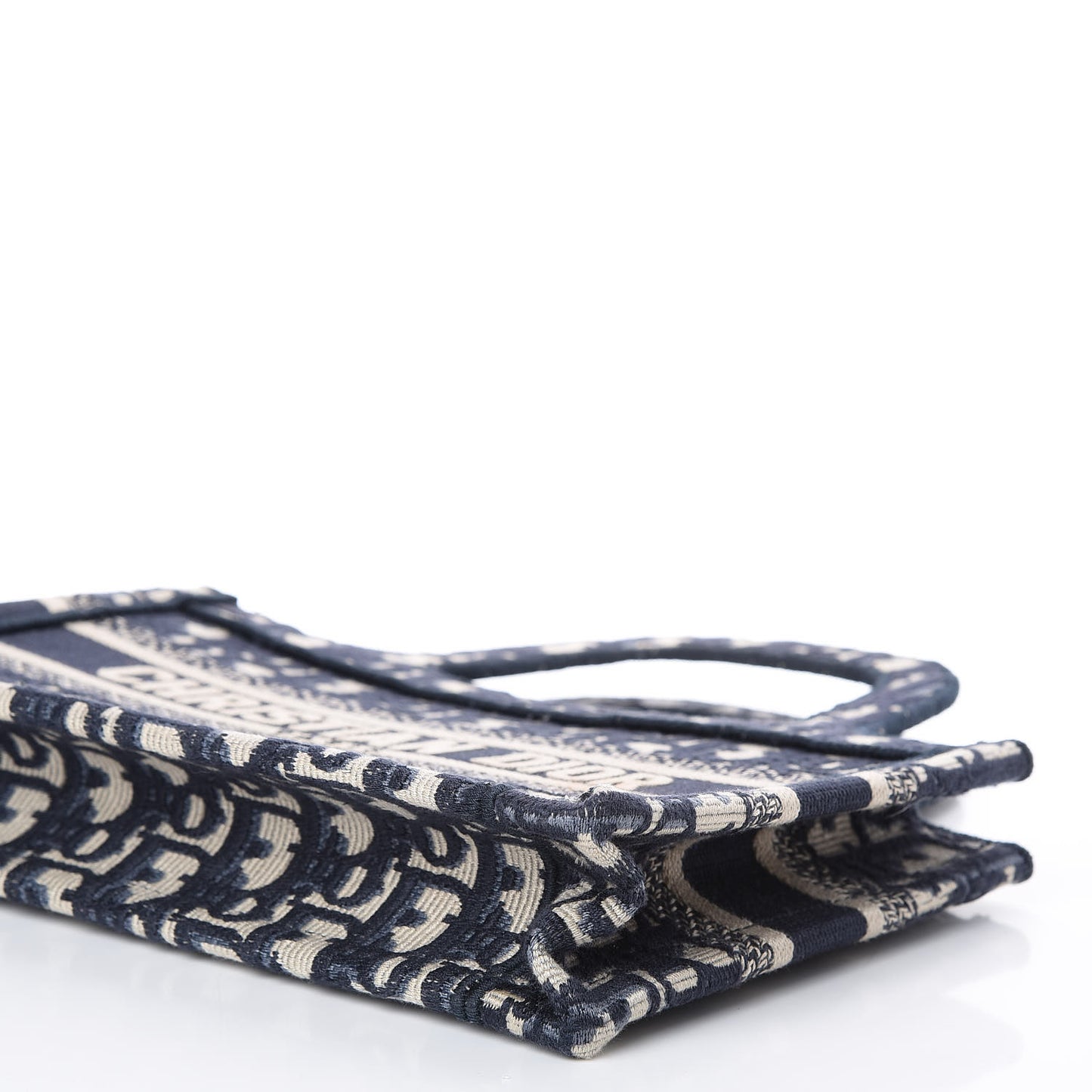 Oblique Mini Book Tote Blue Multicolor
