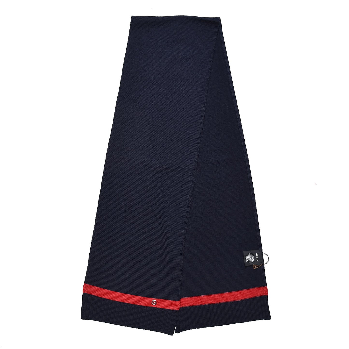 Wool Web Newporte Long Scarf Blue