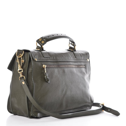 Proenza Schouler Lambskin Medium PS1 Satchel Military 3 of 8