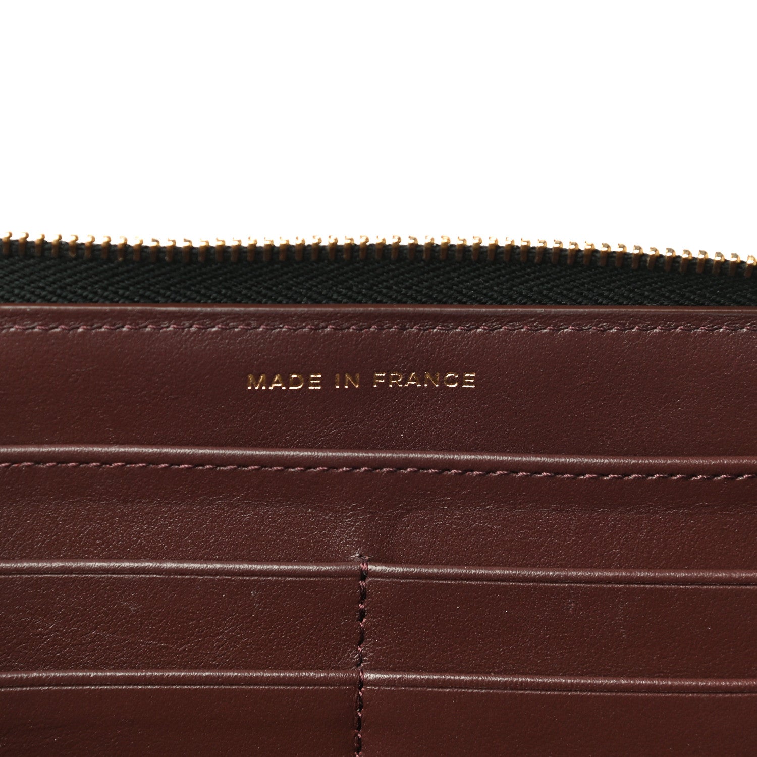 Chanel Caviar Quilted Large Gusset Zip Around Wallet Black 7 of 12