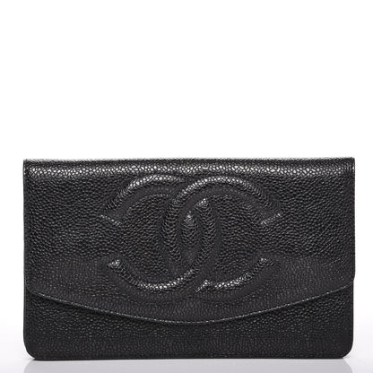 Chanel Caviar Timeless CC Flap Wallet Black 1 of 6
