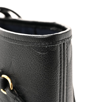 Louis Vuitton Empreinte Monogram Giant Neverfull MM Black 13 of 14