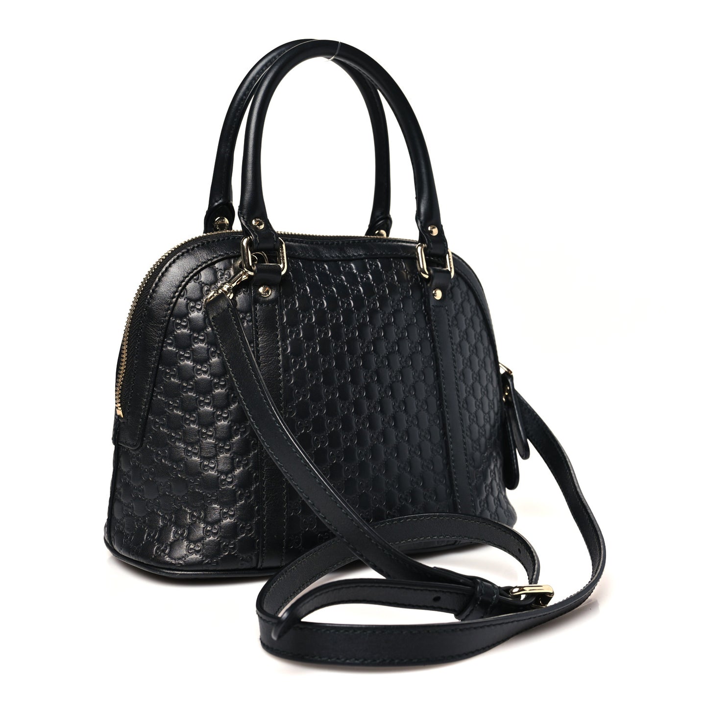 Microguccissima Mini Dome Bag Black