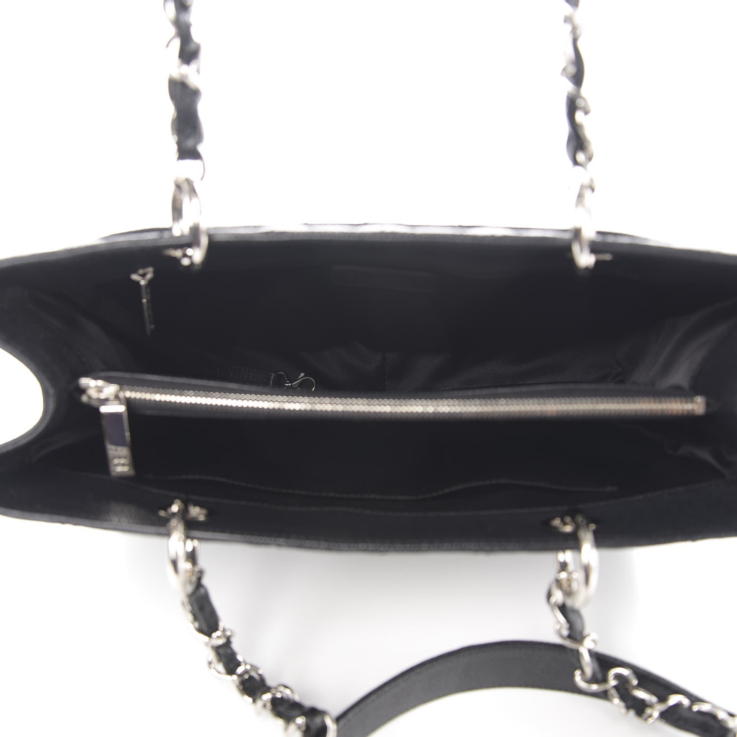Chanel Caviar Quilted Grand Shopping Tote GST Black 5 of 11