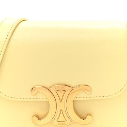 Celine Shiny Calfskin Mini Triomphe Pollen 7 of 16
