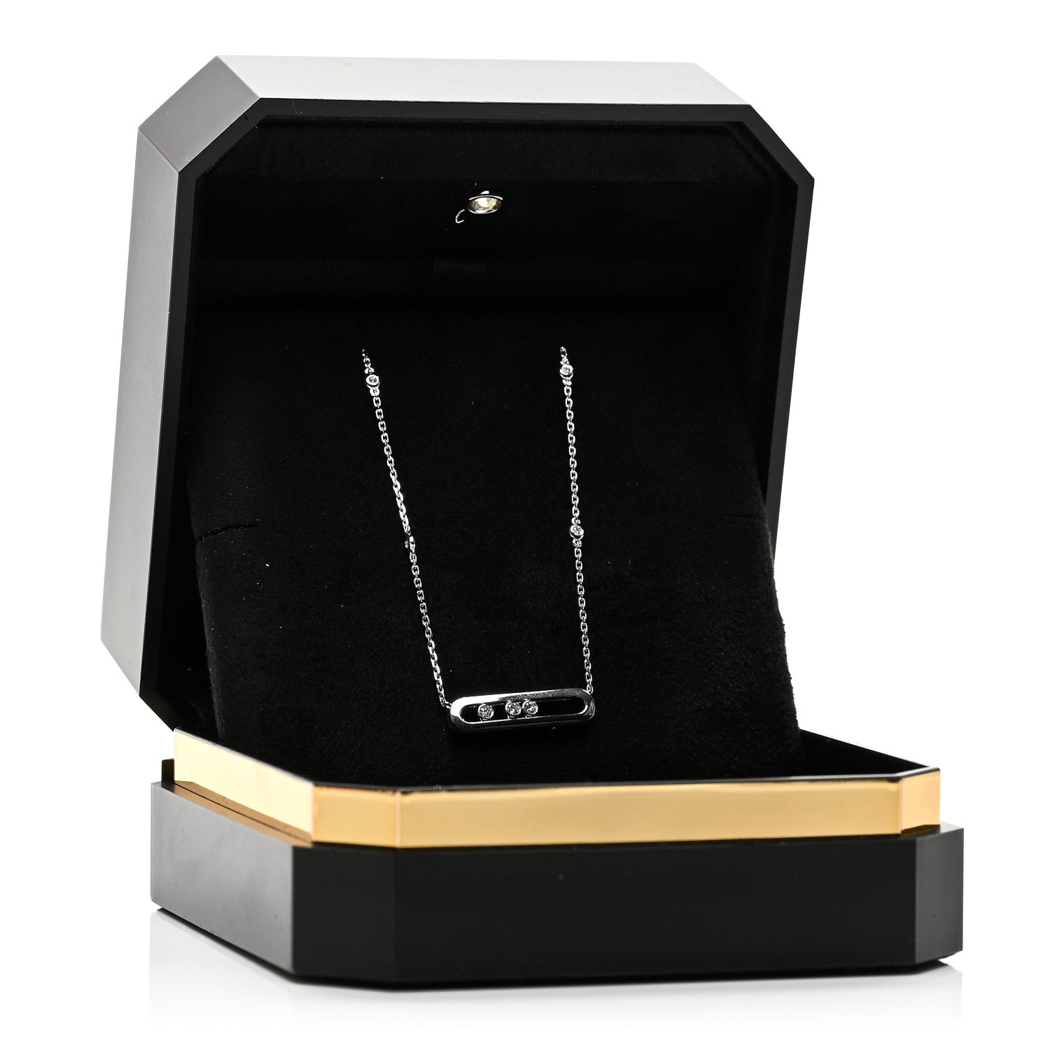 Messika 18K White Gold Diamond Baby Move Necklace 5 of 5