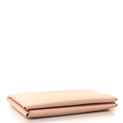 Hermes Epsom Calvi Card Case Rose Eglantine 4 of 8