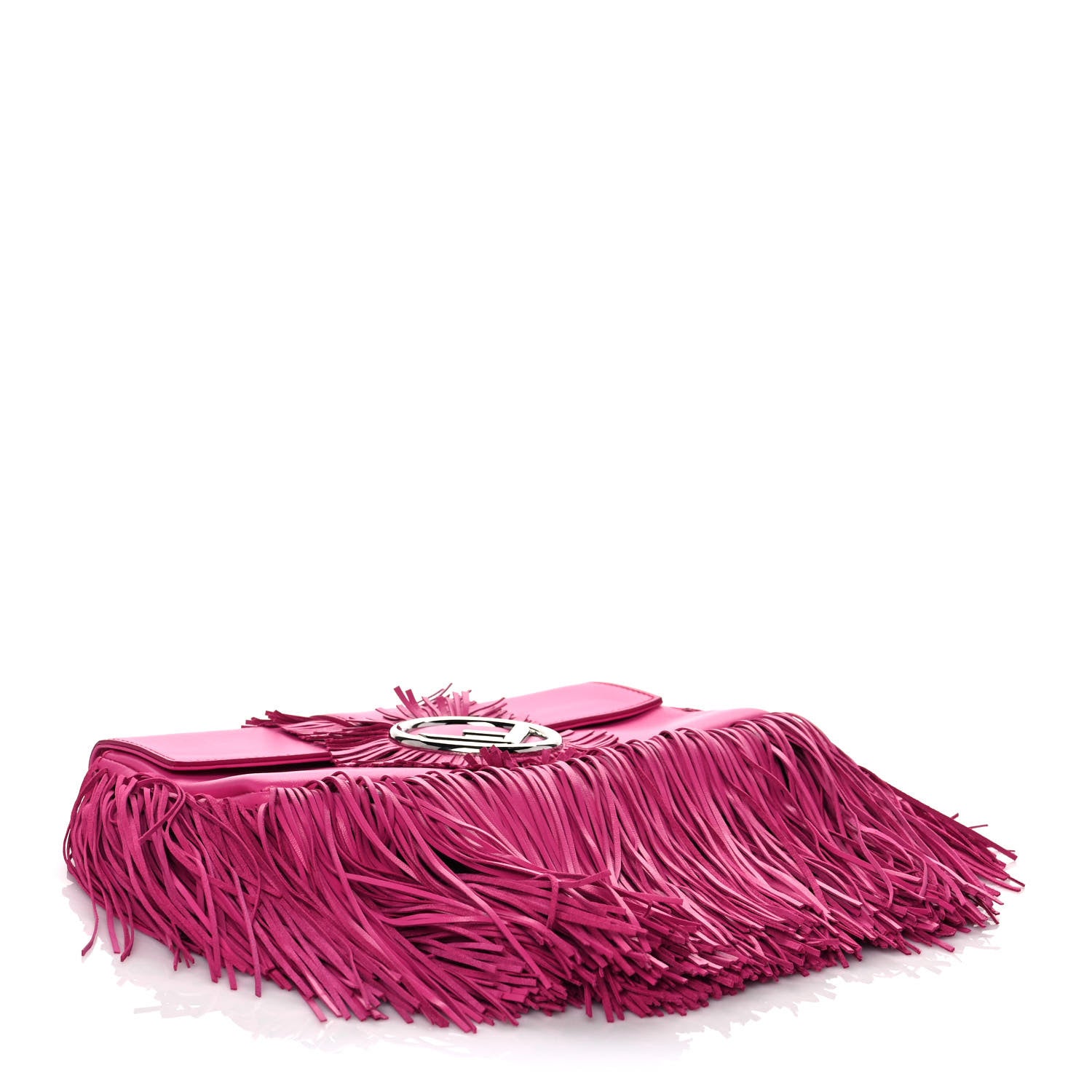 Fendi Nappa F is Fendi Fringe Baguette Pink 4 of 11