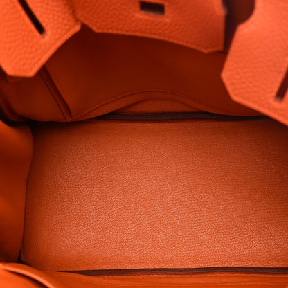 Hermes Togo Birkin 30 Orange 5 of 10