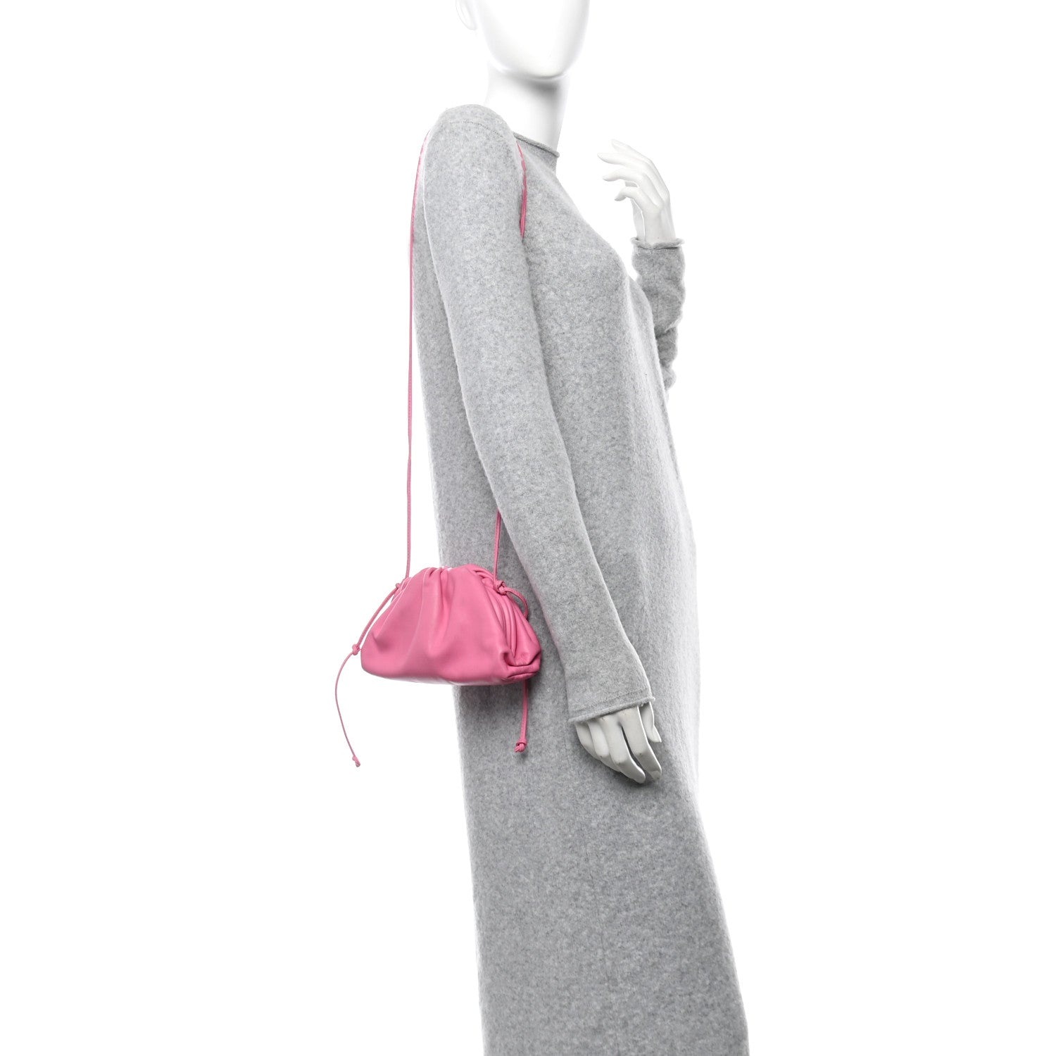 Bottega Veneta Butter Calfskin The Mini Pouch Pink 2 of 11