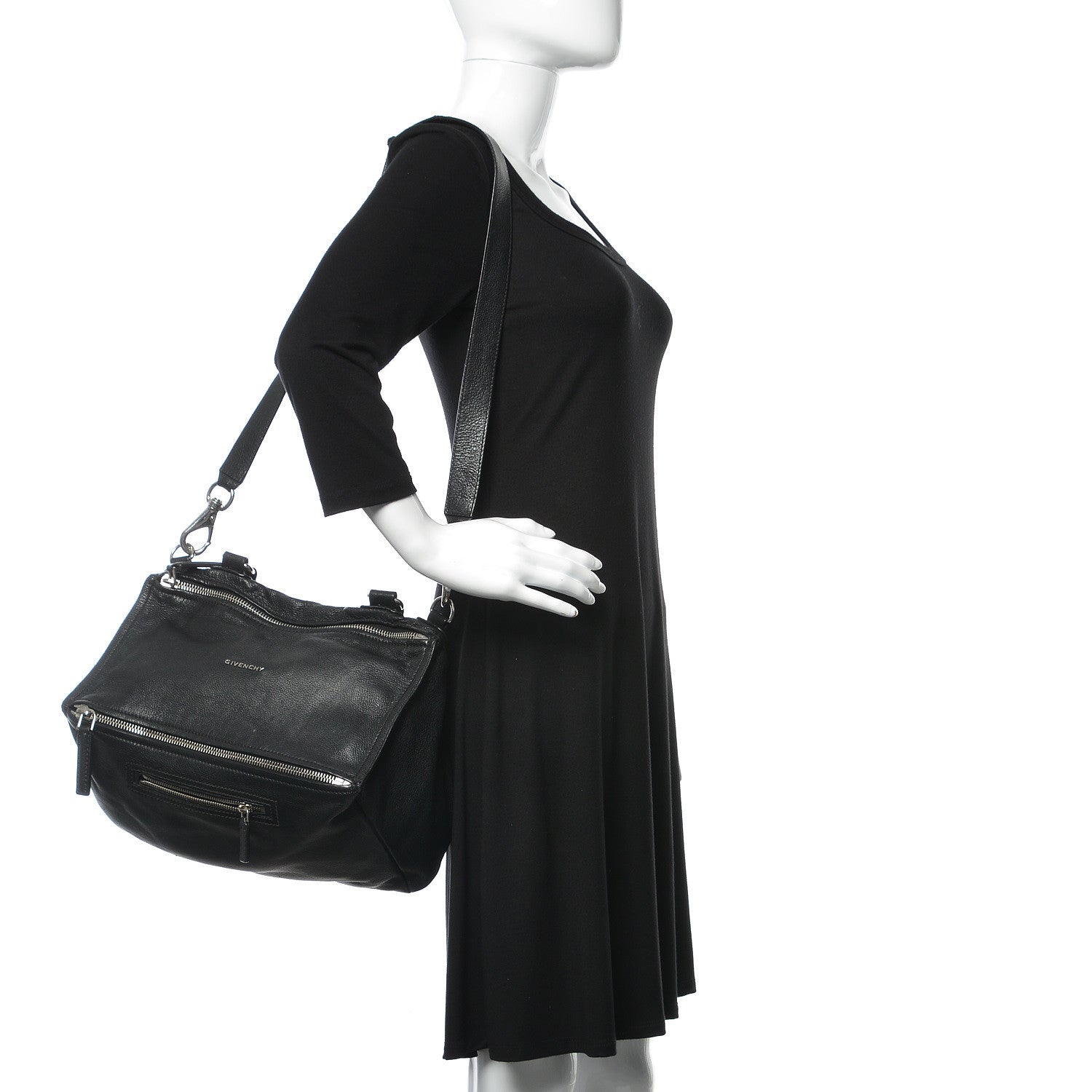Givenchy Sugar Goatskin Medium Pandora Black 2 of 17