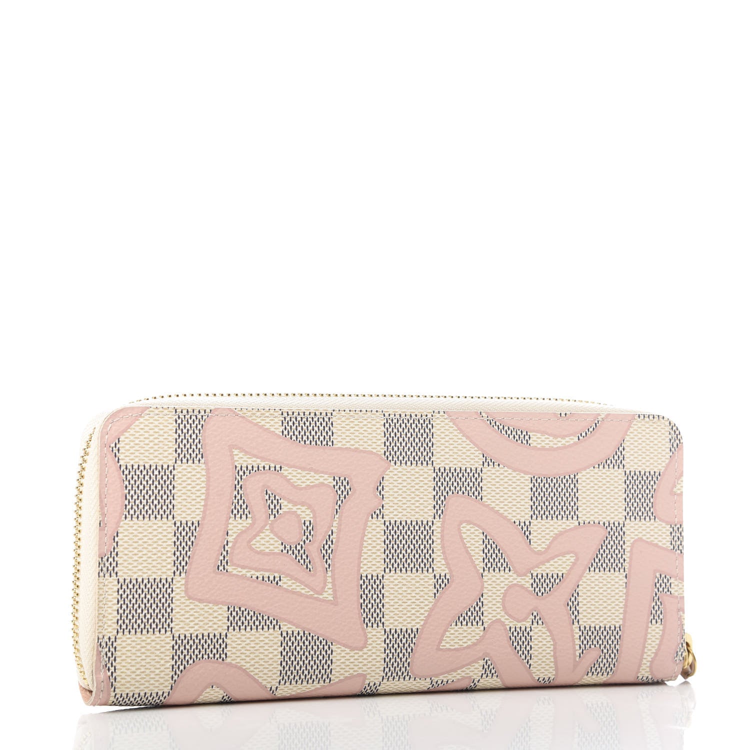 Louis Vuitton Damier Azur Tahitienne Clemence Wallet 3 of 8