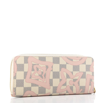 Louis Vuitton Damier Azur Tahitienne Clemence Wallet 3 of 8