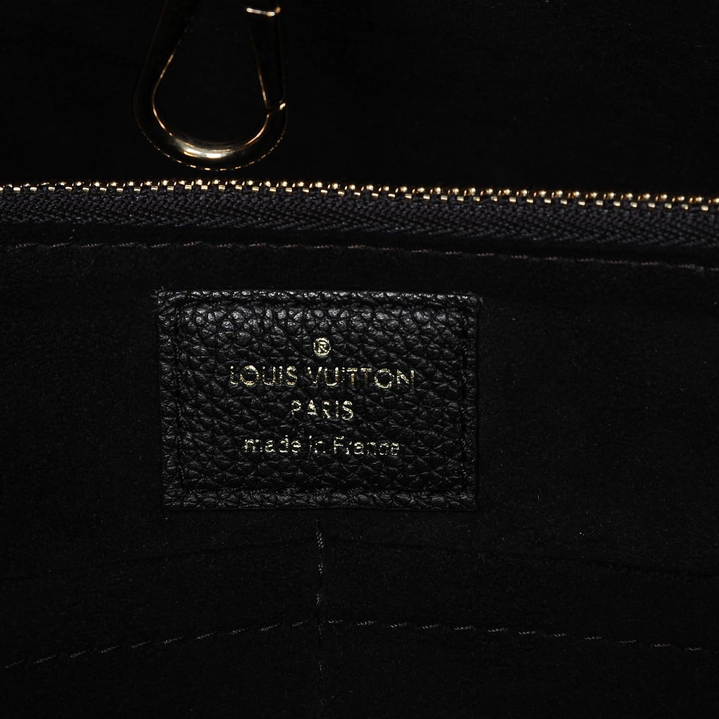 Calfskin Monogram Kimono Tote Black