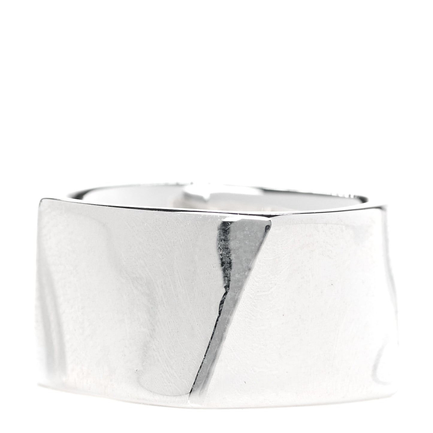 Sterling Silver Frank Gehry Torque Wide Band Ring 53 6.25