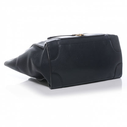 Celine Smooth Calfskin Mini Envelope Luggage Navy Blue 4 of 7
