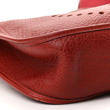 Hermes Buffle Skipper Evelyne GM Rouge H 8 of 11