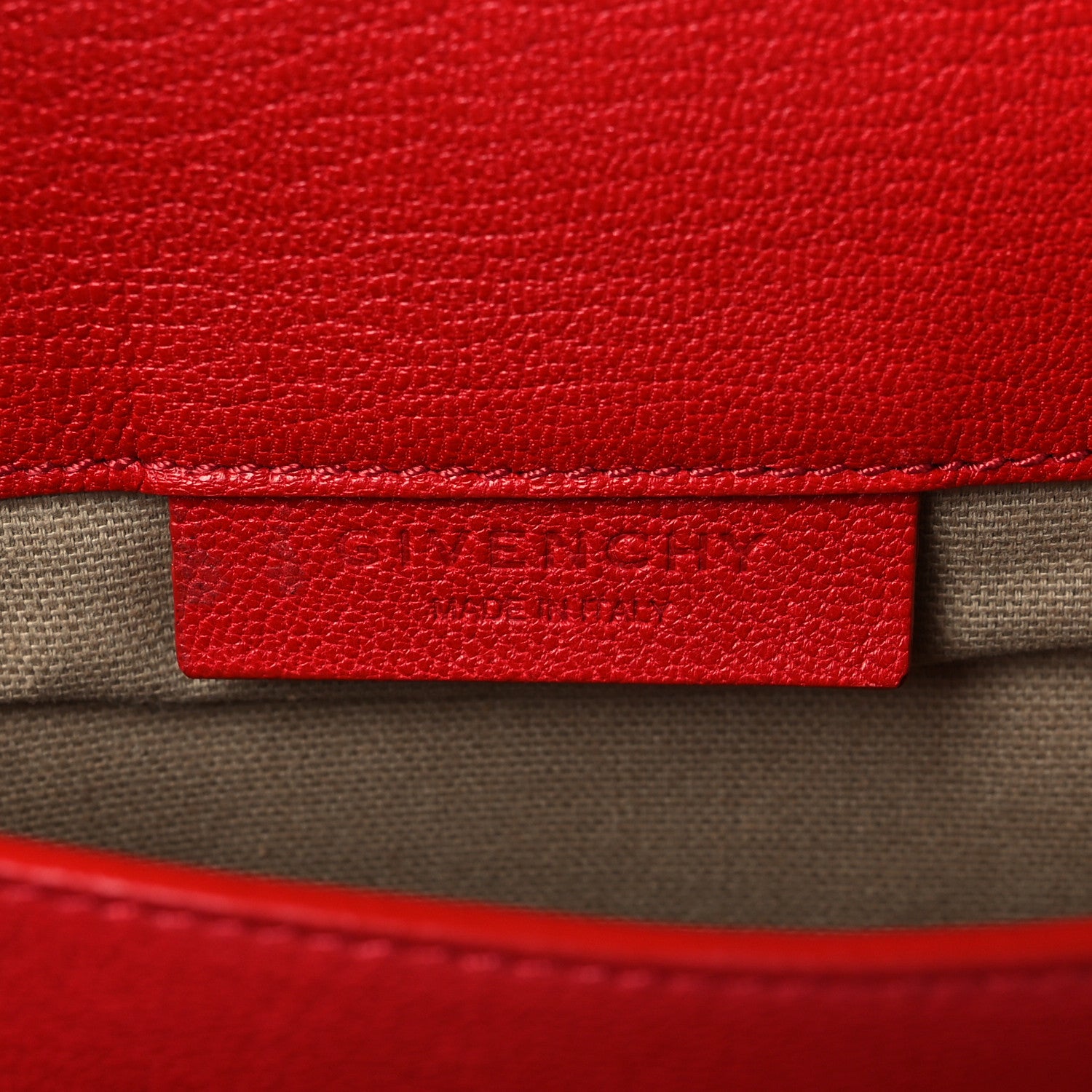 Givenchy Sugar Goatskin Medium Antigona Envelope Clutch Red 5 of 10