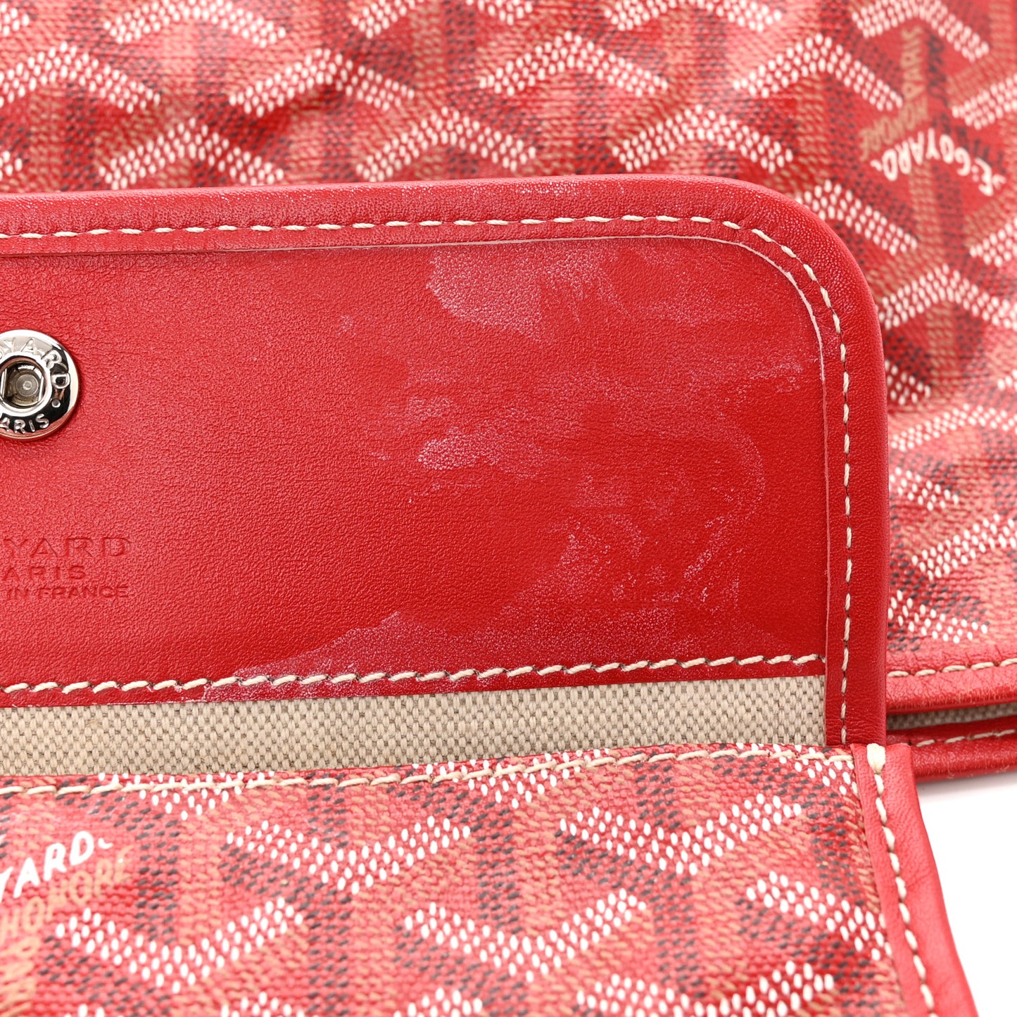 Goyardine Saint Louis PM Red