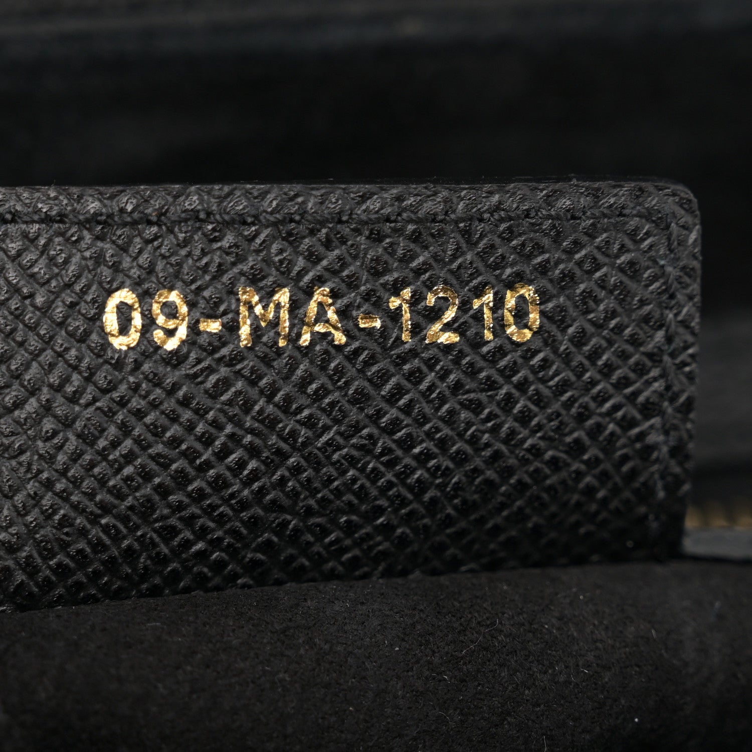 Christian Dior Grained Calfskin Saddle Bag Black 7 of 14