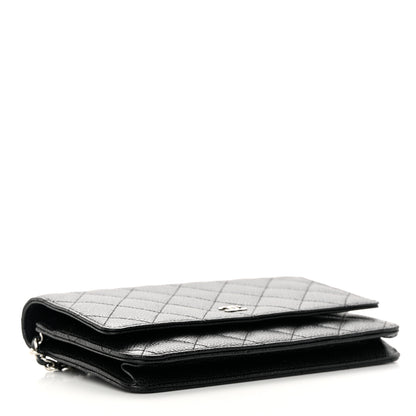 Chanel Caviar Quilted Wallet on Chain WOC Black 4 of 12