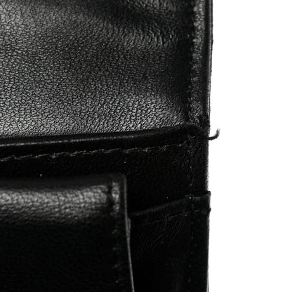 Chanel Lambskin Quilted Large Flap Wallet Black 7 of 10