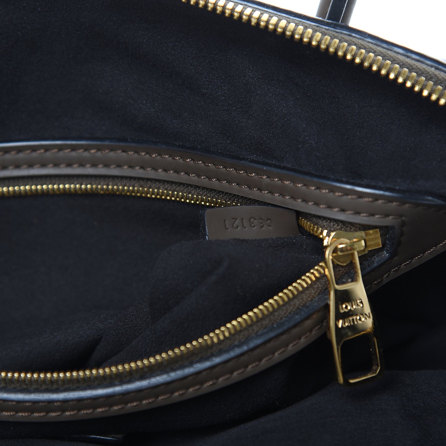 Monogram Addiction Vertical Lockit MM Brown