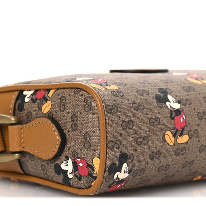 Gucci X DISNEY Mini Vintage GG Supreme Monogram Mickey Mouse Shoulder Bag Beige Vintage Sun Oil 9 of 11