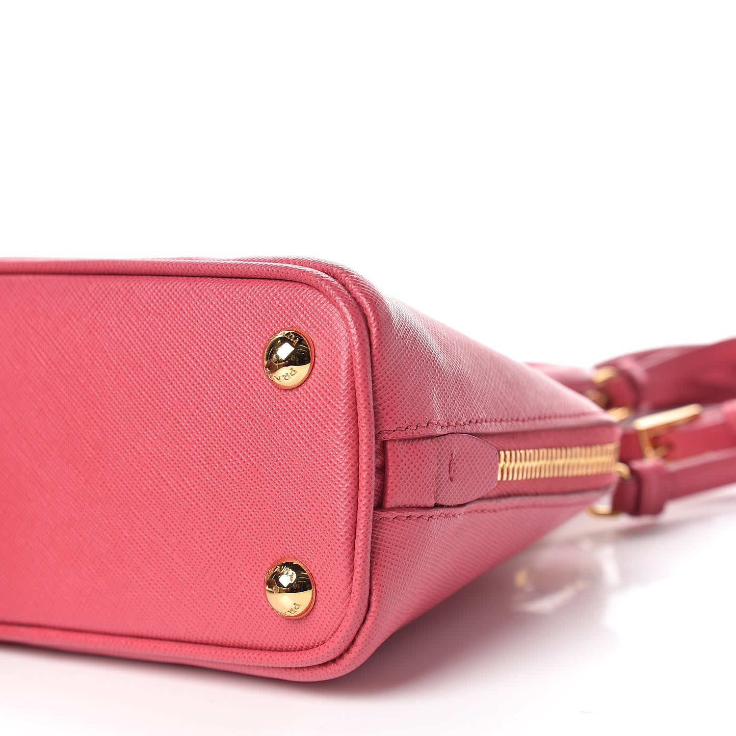 Prada Saffiano Lux Mini Promenade Tote Peonia 6 of 13